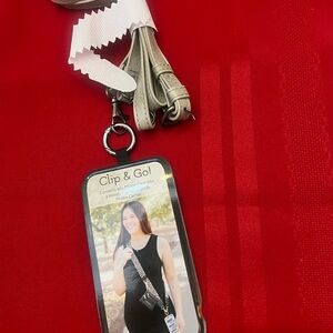 Teacher gift STG strap converts phone case into hands free holds lanyard